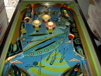 Image # 40312: Capersville Illuminated Playfield 
(Serial number 3766.)