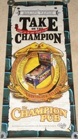 Image # 32808: The Champion Pub Promotional Poster 
(Dimensions: 16 inches by 36 inches.)