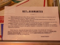 Image # 15400: Rey de Diamantes History Card (Spanish)