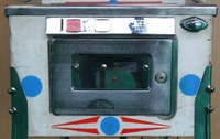Image # 39478: Hot Race Cabinet - Front - Coined For Francs 
(The coin door in this image is not original to this game, and came from a game made by Europlay. We include this image to show the other attributes of this cabinet.)