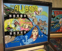 Image # 59662: Ali Baba Backglass 
(Serial number 0367.)
