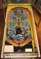 Image # 59663: Ali Baba Playfield 
(The device viewed through the center playfield window was not correctly installed when this picture was taken. Serial number 0367.)