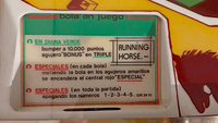 Image # 74346: Running Horse Instruction Card 
(The instruction card is original. The apron has been repainted.)