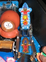 Image # 38309: South Park Early Production Plastic and Ramp Decal 
(Game has serial number 146406.)