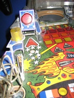 Image # 50428: Striker Xtreme Prototype Game - Playfield Art 
(Prototype serial number 16.)