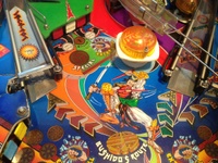 Image # 65100: Bushido Center Playfield 
(Serial number 1260.)