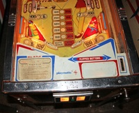 Image # 64496: Caddie Lower Playfield 
(We have obscured the owner's name on the lockdown bar.)