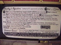 Image # 33114: Sharkey's Shootout Instruction Card