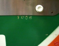 Image # 31450: Black Jack Serial Number 
(Serial number 1006.)
