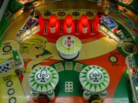 Image # 25088: Black Jack Upper Playfield 
(Serial number 1034.)