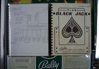 Image # 31454: Black Jack Schematic And Manual 
(This schematic and manual 1092-E is the Solid State version but the owner stated it accompanied the game with serial number 1006.)