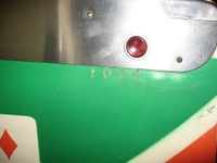 Image # 38734: Black Jack Serial Number 
(Serial number 1004.)