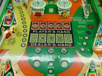 Image # 25089: Black Jack Middle Playfield 
(Serial number 1034.)