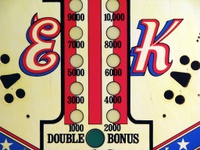 Image # 40045: Evel Knievel Blank Playfield - Detail