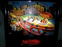 Image # 5816: RollerCoaster Tycoon Translite 
(Image is from the first test game put at a test location in Chicago.)