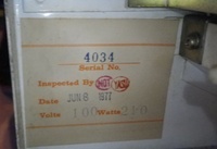 Image # 59748: Mikoshi Inspection Date 
(Serial number 4034.)