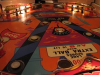 Image # 47017: Casanova Illuminated Lower Playfield 
(Serial number 64560.)