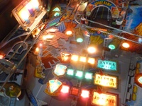 Image # 67616: Mach 2.0 Two Illuminated Playfield - Detail 
(Serial number 000284.)