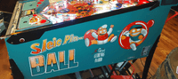 Image # 82743: Sleic Pin-BALL Cabinet - Right 
(The playfield LED illumination shown here is not original to this game.)