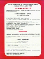 Image # 3614: Casino Royale Flyer, Back