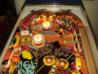 Image # 50006: Close Encounters of the Third Kind Sample Game - Upper Playfield 
(Serial number 01081 S.)