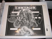 Image # 70445: Centaur Original Backglass Artwork 
(Artist is Paul Faris.Acrylic on illustration board.Dimensions: same size as production backglass.)