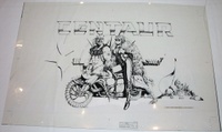 Image # 70440: Centaur II Pre-Production Backglass Artwork 
(Artist is Paul Faris.)