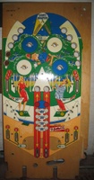 Image # 45199: Hurdy Gurdy (Italy) Blank Playfield 
(This playfield was identified to us as New Old Stock. Located in Italy.)