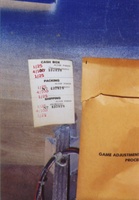 Image # 24015: Alien Poker Prototype - Serial Number Tags 
(Serial number 437878.)