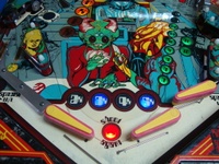 Image # 52315: Alien Poker Playfield - Detail 
(Serial number 447738.)