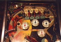 Image # 24008: Alien Poker Prototype - Upper Playfield 
(Serial number 437878.)