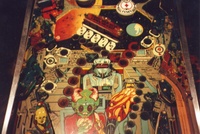 Image # 24009: Alien Poker Prototype - Middle Playfield 
(Serial number 437878.)