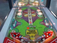 Image # 53967: Challenger Playfield 
(The inside walls of the cabinet were repainted.)