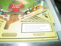 Image # 53974: Challenger Yellow Player Apron 
(The inside walls of the cabinet were repainted.)
