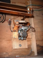 Image # 68419: Challenger Playfield Slope Control Motor 
(The unit is labeled 'Yellow Player Slope Control'.)