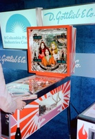 Image # 70812: Charlie's Angels AMOA Show Display Model 
(This game has a cutaway cabinet and a semi-transparent backglass. Photographed at the AMOA show held in Chicago on November 10-12, 1978.)
