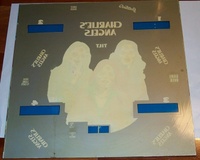 Image # 25705: Charlie's Angels Backglass - Reverse 
(This backglass was sealed with polyurethane.)