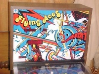 Image # 20985: Flying Aces Backglass 
(Serial No. 016674302.)