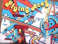 Image # 20986: Flying Aces Backglass 
(Serial No. 016674302.)