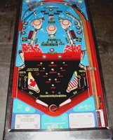 Image # 23592: Professional Pinball: Challenger III Playfield 
(The two plastic light shields nearest the flippers are probably not part of the intended conversion.)