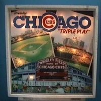 Image # 18802: Chicago Cubs "Triple Play" Illuminated Backglass