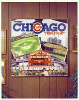 Image # 21752: Chicago Cubs "Triple Play" Pinball Display Glass