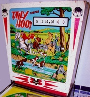 Image # 30911: Tally Hoo!! Backglass With Score Reels