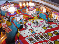Image # 79702: Joker Poker Sample Game - Illuminated Upper Playfield 
(Serial number 01044 S.)