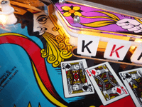 Image # 79704: Joker Poker Sample Game - Illuminated Playfield - Detail 
(Serial number 01044 S.)