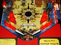 Image # 32300: Pirates of the Caribbean Prototype - Lower Playfield 
(This is a pre-production test game.)