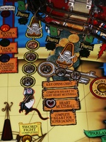 Image # 32313: Pirates of the Caribbean Prototype - Playfield Detail 
(This is a pre-production test game.)