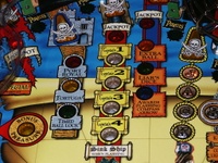 Image # 32314: Pirates of the Caribbean Prototype - Playfield Detail 
(This is a pre-production test game.)