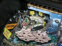 Image # 32867: Pirates of the Caribbean Upper Left Playfield 
(Serial number 202340.)
