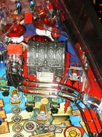 Image # 32296: Pirates of the Caribbean Prototype - Playfield Detail 
(This is a pre-production test game.)